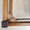 Set of Four Vintage Dutch Dining Oak Chairs with Straw Seats