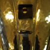 Vintage Brass wall candleholder pair by Lars Holmström 1960s, Sweden