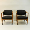Norwegian pair of elmtree vintage armchairs by Olav A. Hessen 1950s Norwegian pair of elmtree vintage armchairs by Olav A. Hessen 1950s