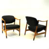 Norwegian pair of elmtree vintage armchairs by Olav A. Hessen 1950s Norwegian pair of elmtree vintage armchairs by Olav A. Hessen 1950s