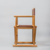 Director Chair In Beech And Leather
