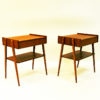 Pair of midcentury Teak night tables -Sweden 1950`s Pair of midcentury Teak night tables -Sweden 1950`s