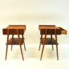 Pair of midcentury Teak night tables -Sweden 1950`s Pair of midcentury Teak night tables -Sweden 1950`s