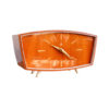 Vintage German Wooden Clock from Weimar, 1960s Vintage German Wooden Clock from Weimar, 1960s