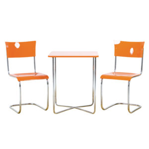Table & 2 Chairs from Mucke Melder, 1940s