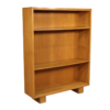 Italian Antonio Ferretti design bookcase in beech and fruitwood Italian Antonio Ferretti design bookcase in beech and fruitwood