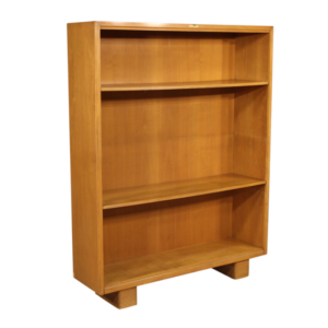 Italian Antonio Ferretti design bookcase in beech and fruitwood