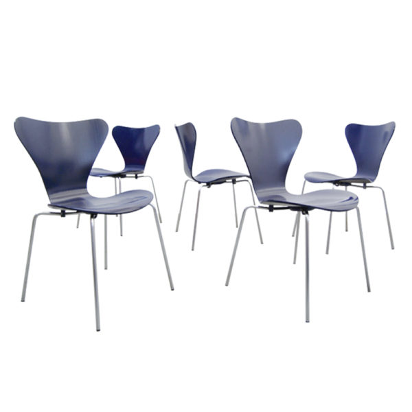 Vintage Butterfly Chairs by Arne Jacobsen for Fritz Hansen, 1960s