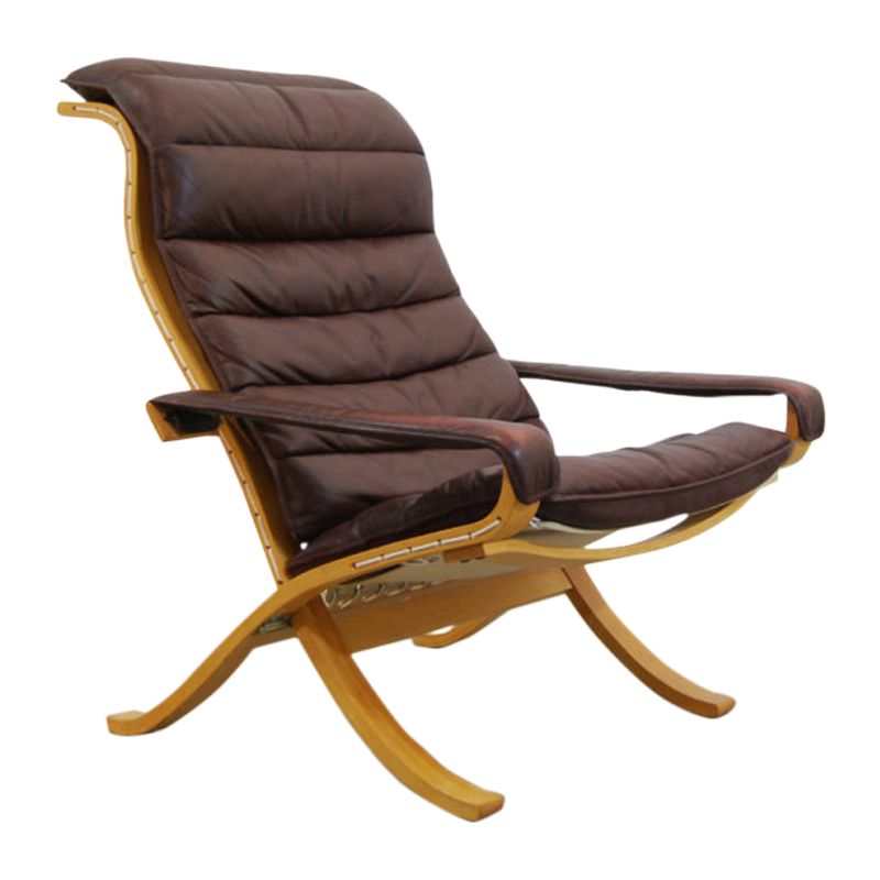 Vintage Scandinavian Flex Lounge Chair by Ingmar Relling for Westnofa, 1970s