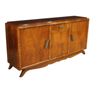 French sideboard in walnut and mahogany in Art Deco style