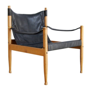 Danish Safari Armchair by Eric Wørts for Niels Eilersen, 1960s