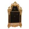 Golden Italian mirror in Louis XV style