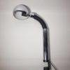 Large Space Age Italian Chrome Clamp Lamp from Targetti, 1970s