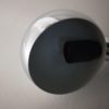 Large Space Age Italian Chrome Clamp Lamp from Targetti, 1970s
