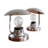 Czech Functionalist Table Lamps by Josef Hurka for Napako, 1930s, Set of 2
