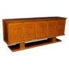 Italian inlaid sideboard in walnut, maple and mahogany
