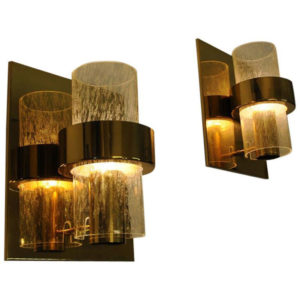 Norwegian pair of Høvik wall lamps mod 7382 by Jonas Hidle 1970s