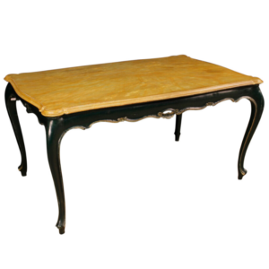 Venetian table in lacquered wood