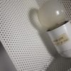 Vintage Dutch Grey Perforated Metal Lamp from Elco Lite, 1970s