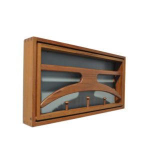Teak Coat Rack by Adam Hoff & Poul Ostergaard for Virum, 1950s