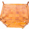 Danish Bobbin Trolley with blocked wooden pattern.