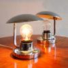 Czech Functionalist Table Lamps by Josef Hurka for Napako, 1930s, Set of 2