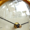 German Wooden Table Clock from Ruhla Electric, 1970s