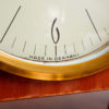 German Wooden Table Clock from Ruhla Electric, 1970s
