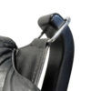 Black Leather Falcon Chair by Sigurd Ressell for Vatne Mobler, 1970s Black Leather Falcon Chair by Sigurd Ressell for Vatne Mobler, 1970s