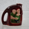 Set of 3 ceramic tiles & 1 pitcher, designed by René Boschman for Cocéram - Belgium - 1950's