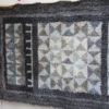 Handmade rya carpet with geometric patterns- 100% wool - Sweden - 1960's