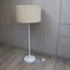 Floorlamp with white tulip foot - produced by Staff - Germany - 1960's Floorlamp with white tulip foot - produced by Staff - Germany - 1960's