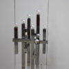 Chrome plated table lamp - Model 'Metric' by Gaetano Sciolari - Italy - 1960's