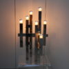 Chrome plated table lamp - Model 'Metric' by Gaetano Sciolari - Italy - 1960's