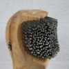 Sculpture in cedar and nails - 'Omerta' - by Claudio Di Placido - France 1990's