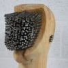 Sculpture in cedar and nails - 'Omerta' - by Claudio Di Placido - France 1990's