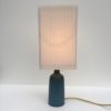 Midcentury Danish Blue Ceramic Table Lamp by Per Linnemann-Schmidt for Palshus