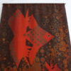 Large Danish Wall Hanging by Hans-Jürgen Schöbel for Södahl Design A/S, 1970s Large Danish Wall Hanging by Hans-Jürgen Schöbel for Södahl Design A/S, 1970s
