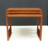 Set Of 3 Danish Teak Nesting Tables • Model 133 by Kai Kristiansen for Vildbjerg Møbelfabrik ApS, 1960s