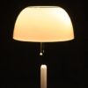 Midcentury Swedish White Mushroom Floor Lamp from Aneta, 1960s