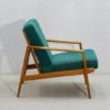 Set of Two Midcentury German Beech Wood Lounge Chairs from Knoll Antimott Set of Two Midcentury German Beech Wood Lounge Chairs from Knoll Antimott