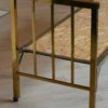 Set of Two Art Deco Brass Beds on Wheels, 1930s Set of Two Art Deco Brass Beds on Wheels, 1930s