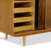 Midcentury Polished Ash Wardrobe