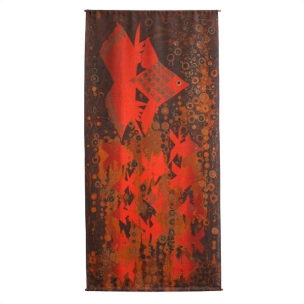 Large Danish Wall Hanging by Hans-Jürgen Schöbel for Södahl Design A/S, 1970s Large Danish Wall Hanging by Hans-Jürgen Schöbel for Södahl Design A/S, 1970s