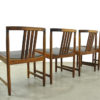 Vintage Scandinavian Rosewood Dining Chairs from Iilum Wikkelso, 1960s, Set of 4