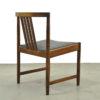 Vintage Scandinavian Rosewood Dining Chairs from Iilum Wikkelso, 1960s, Set of 4