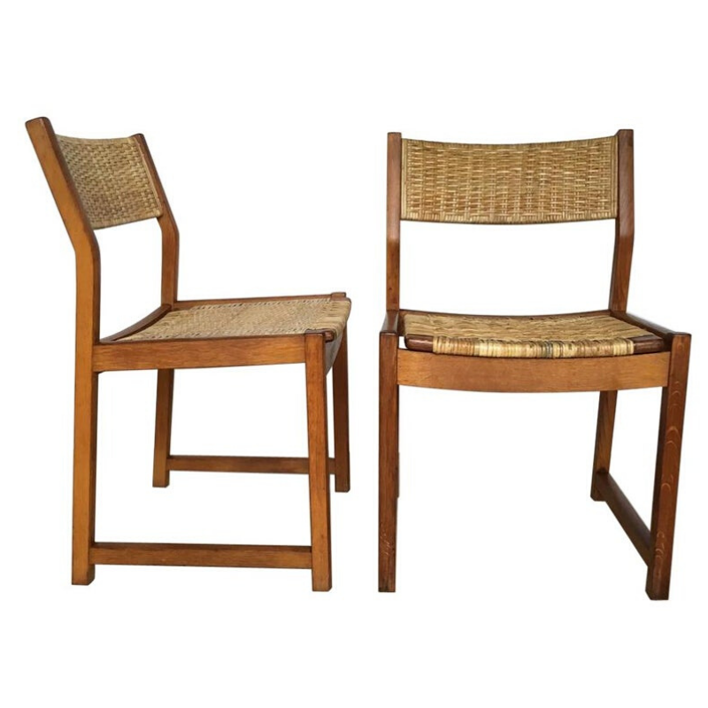 Danish Chairs by Peter Hvidt & Orla Mølgaard Nielsen for Søborg Møbelfabrik