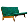 Midcentury Swedish Teak and Beechwood Sofa or Daybed by Gustaf Hiort Af Ornäs