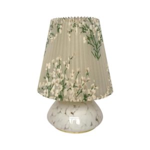 Vintage Large Art Glass Table Lamp with Luminous Base
