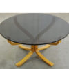 Vintage Hard Glass Falcon Coffee Table by Sigurd Ressell for Vatne Møbler, 1990s